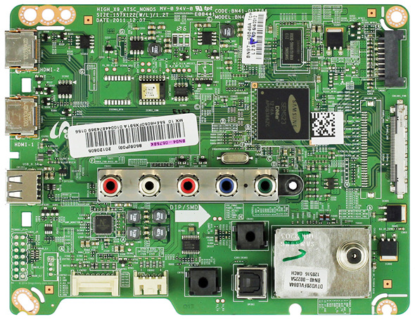 Samsung BN94-05758K Main Board for UN55EH6050FXZ (Version TH02) - Click Image to Close